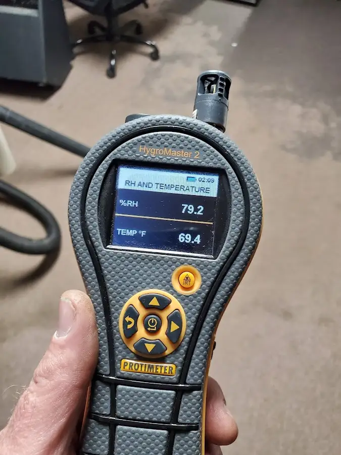 Moisture meter humidity assessment for Fire & Smoke Damage Restoration in Denver